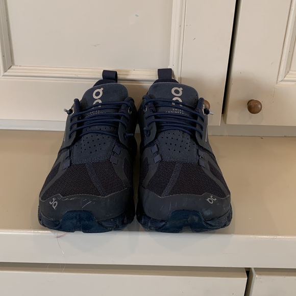On Cloud Navy Blue Sneakers Size 5.5 - Picture 4 of 4